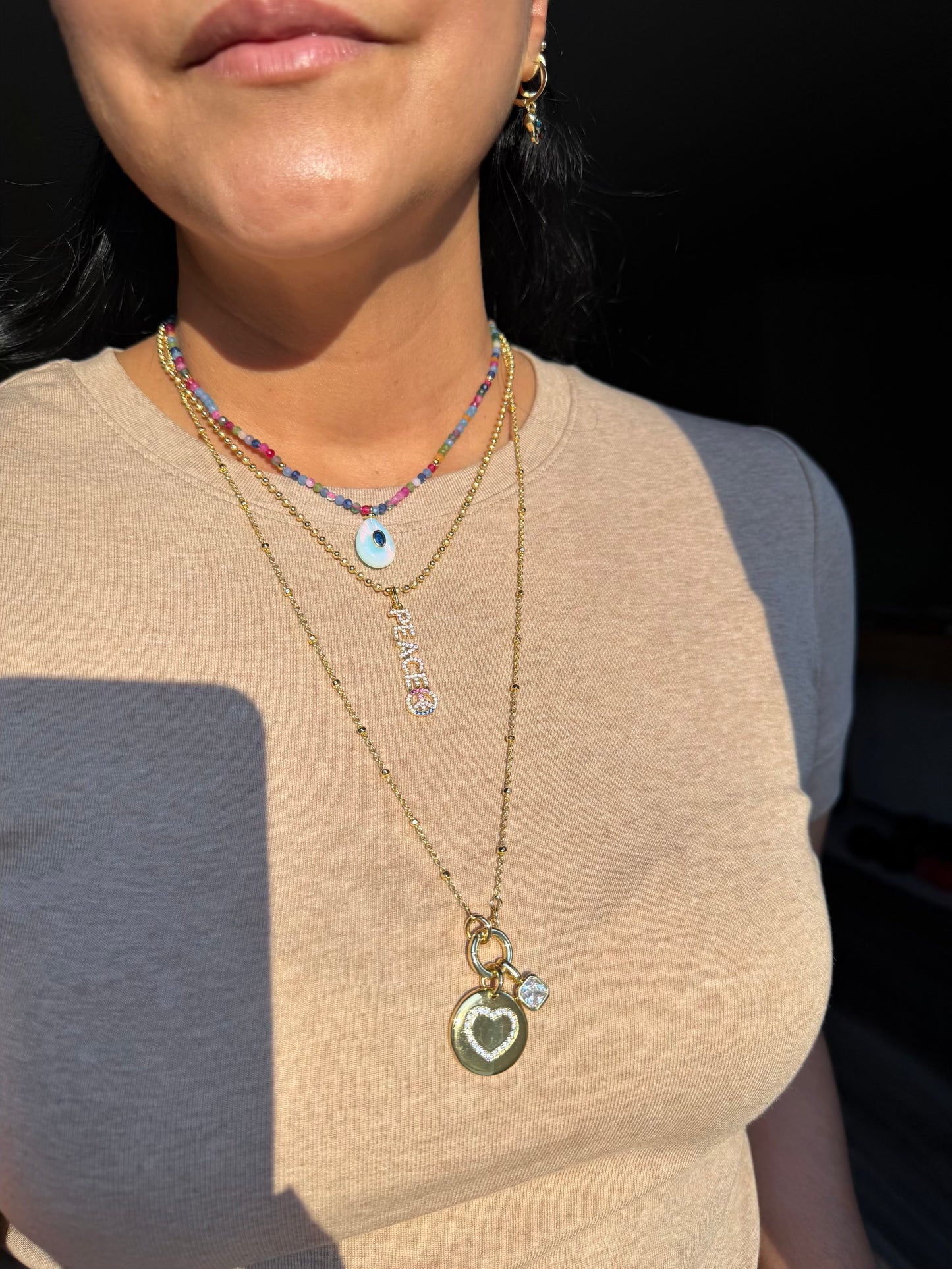 COLORFULL OPAL NECKLACE