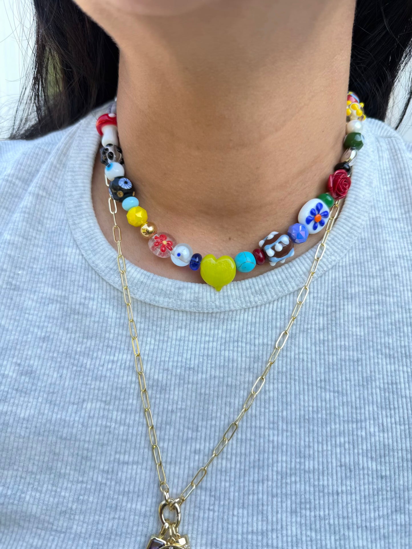 CHUNKI FALL NECKLACE