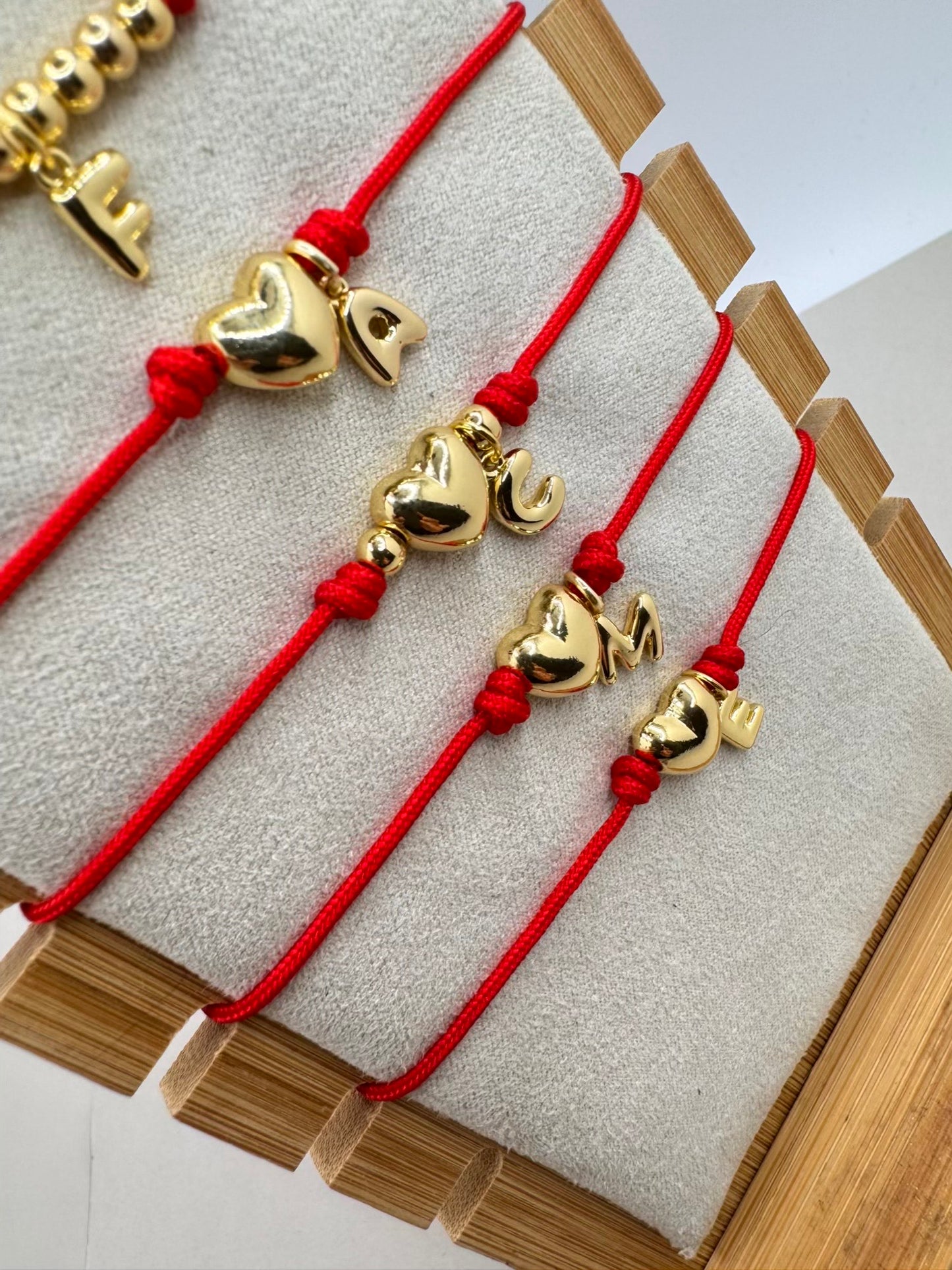 BRACELET INITIAL HEART