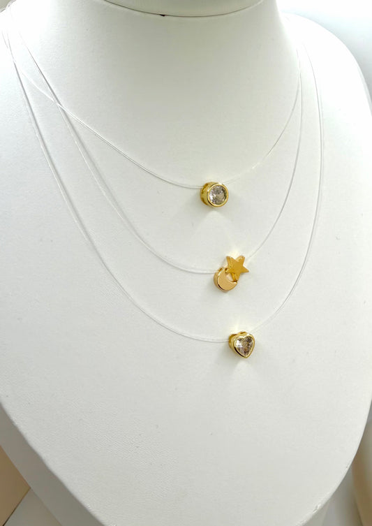 NYLON ZIRCON NECKLACE