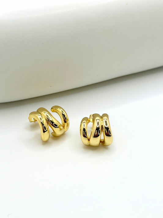 DOBLE HOOP EARRING
