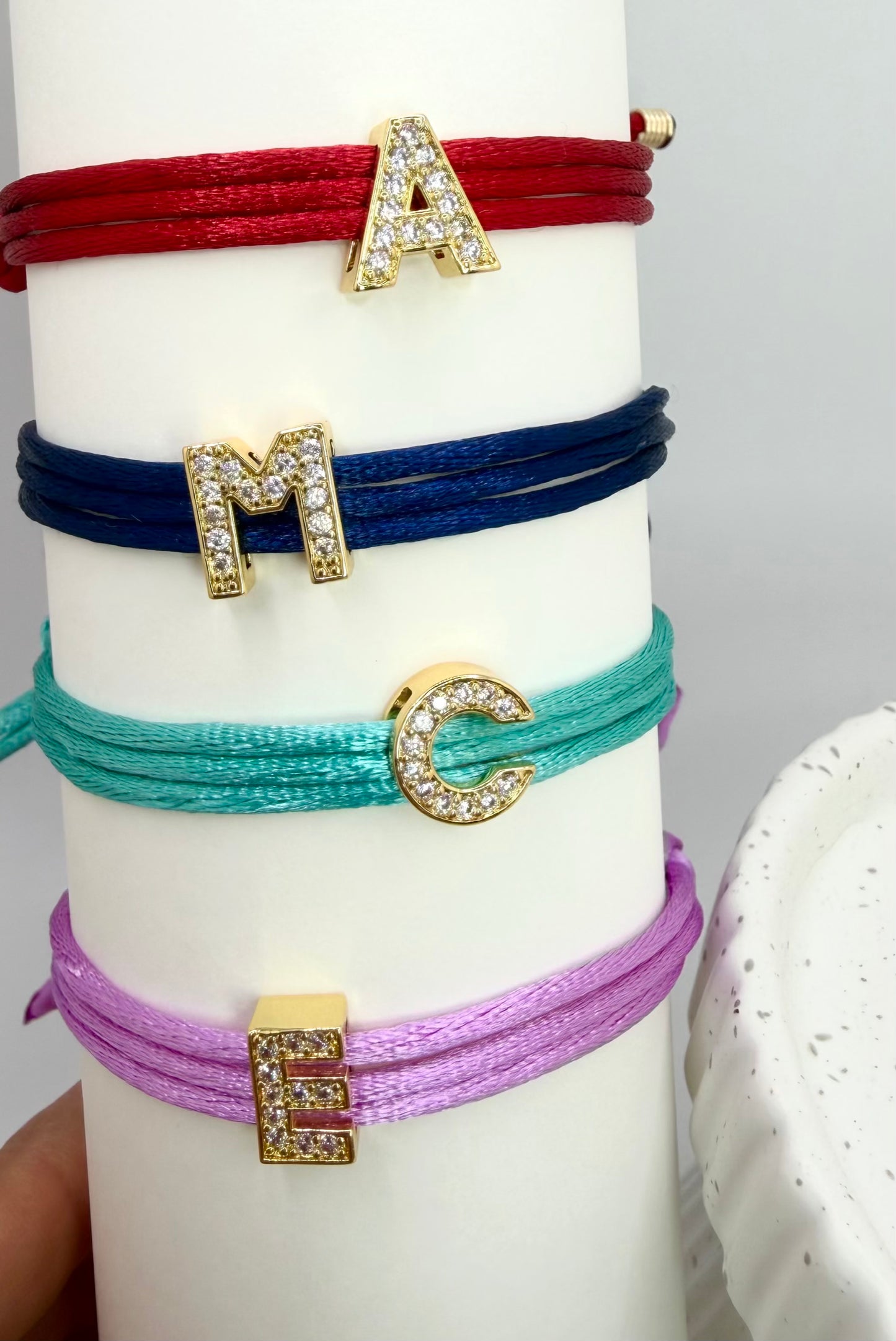 INITIAL ZIRCONS BRACELET