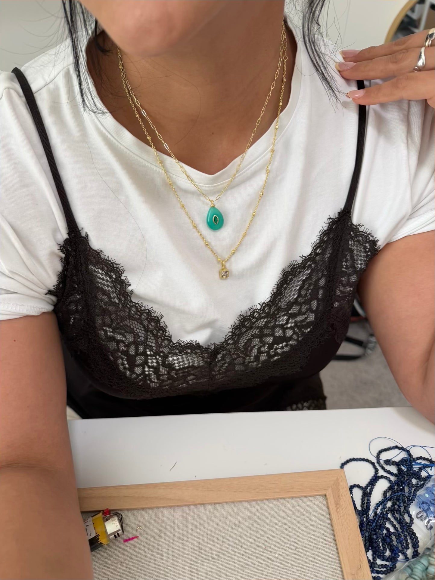 DIAMON LOVE NECKLACE