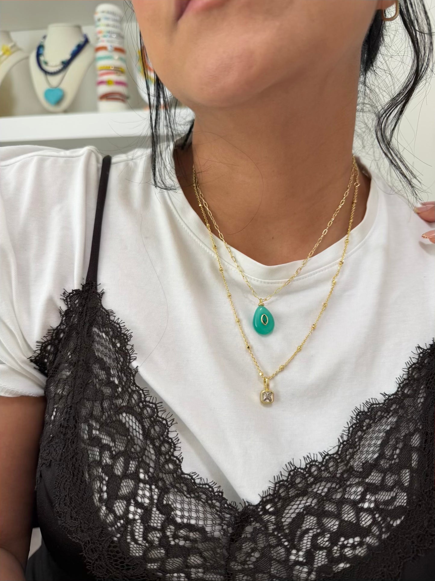 DIAMON LOVE NECKLACE