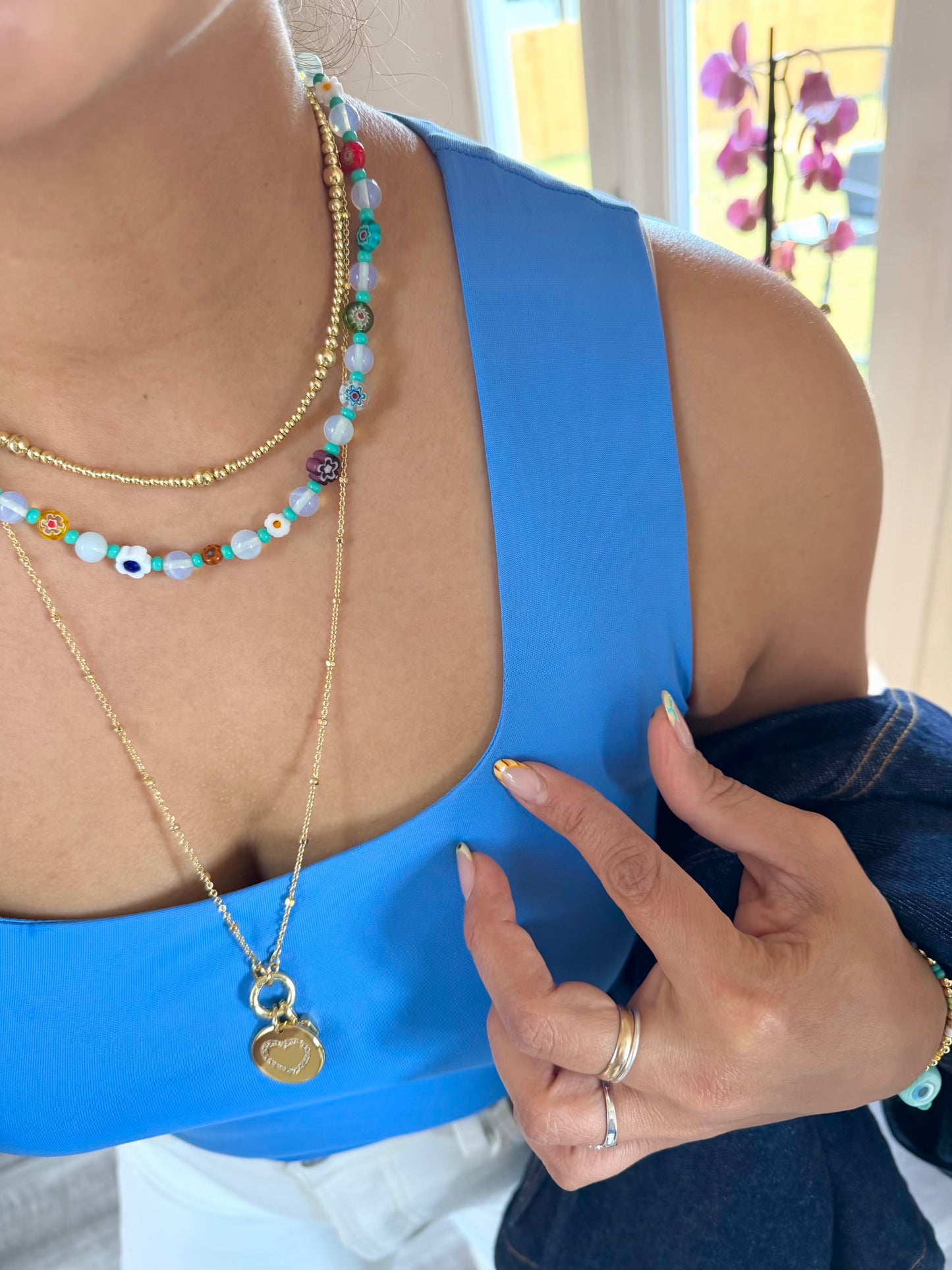 MURRINA GLASS NECKLACE