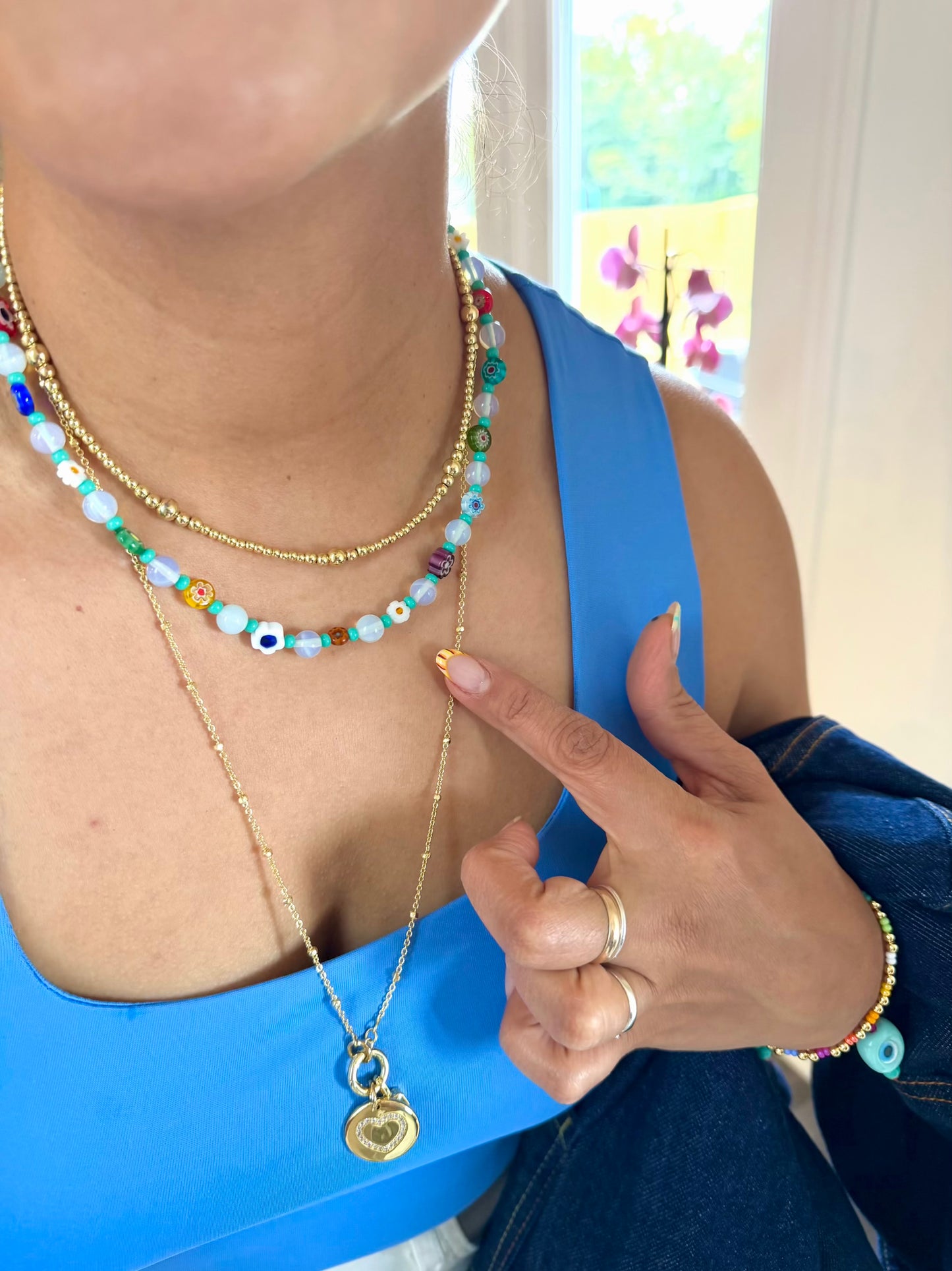 MURRINA GLASS NECKLACE