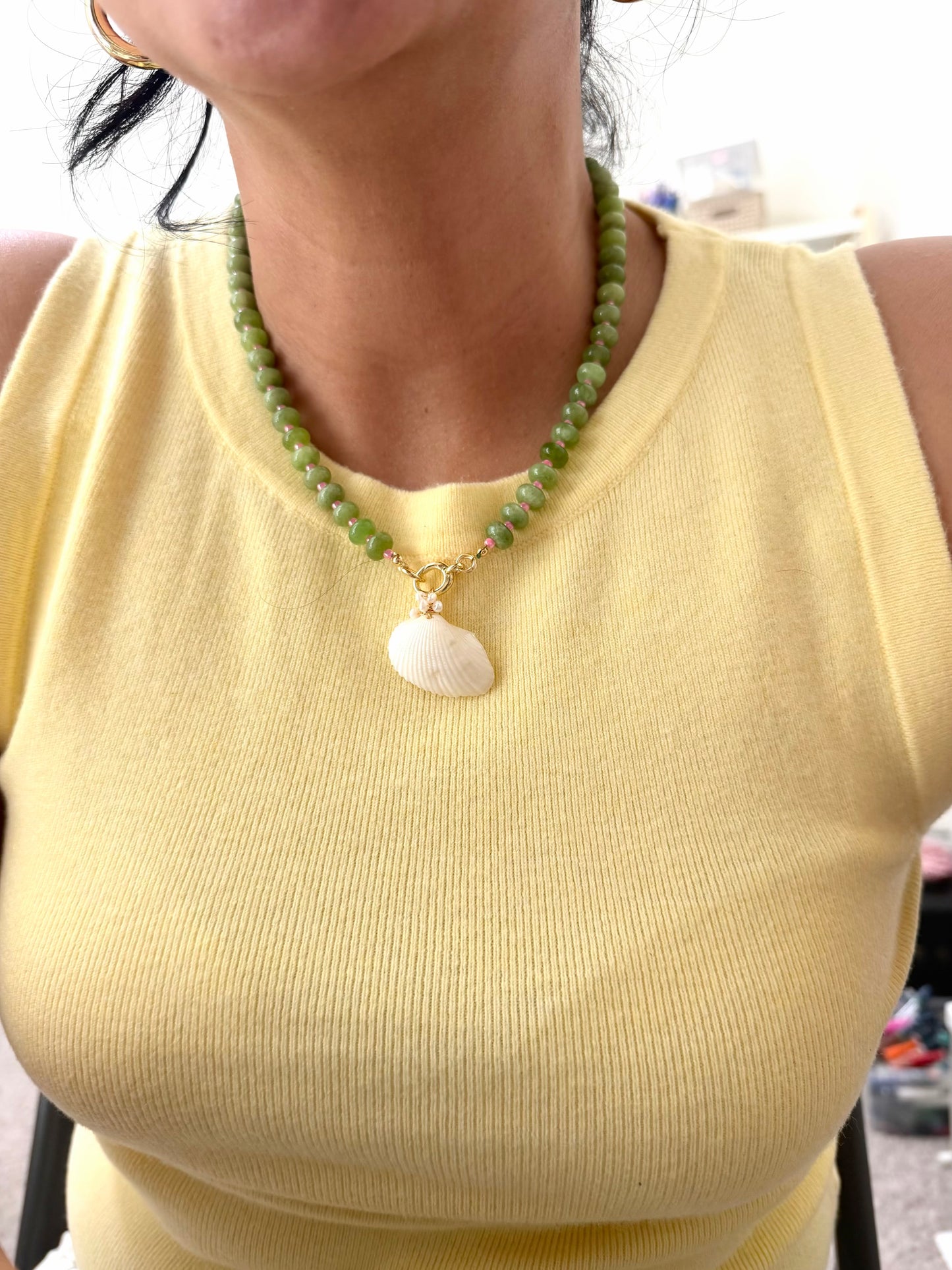 GREEN SUNSHINE NECKLACE