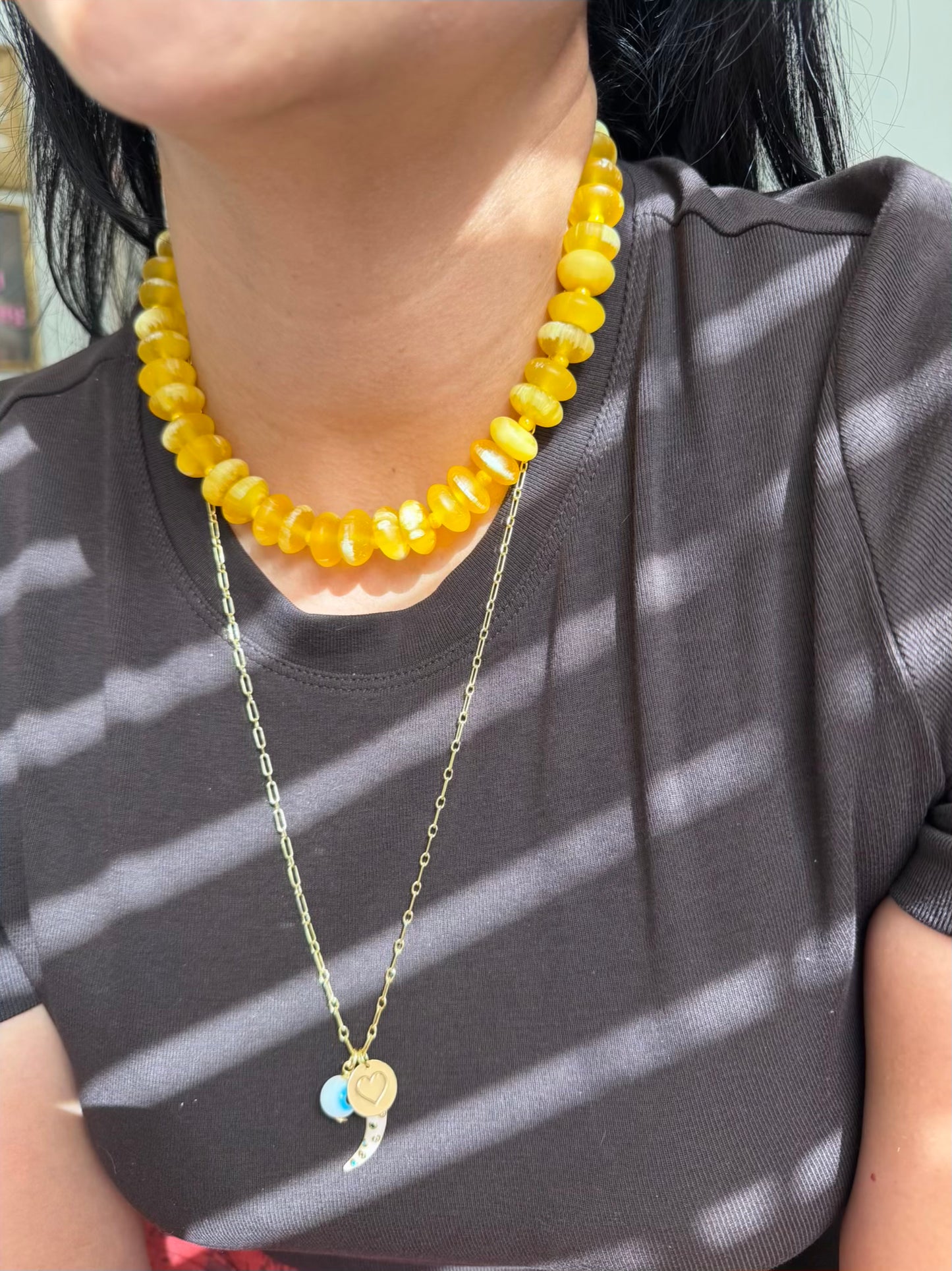 BUBBLE RESIN NECKLACE