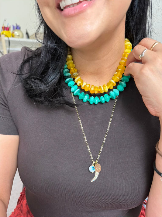 BUBBLE RESIN NECKLACE
