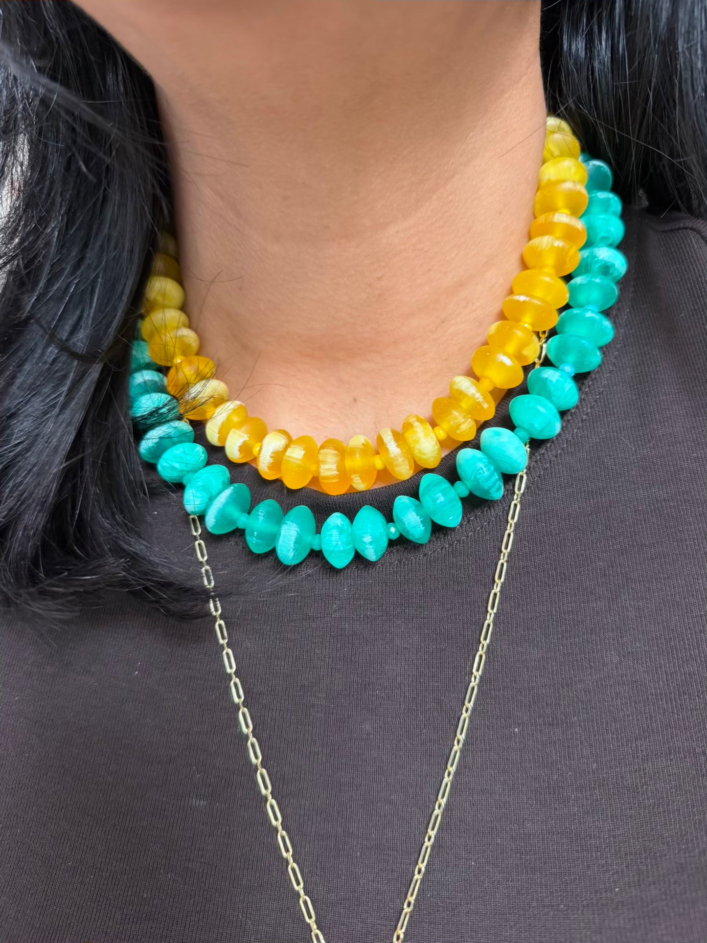 BUBBLE RESIN NECKLACE