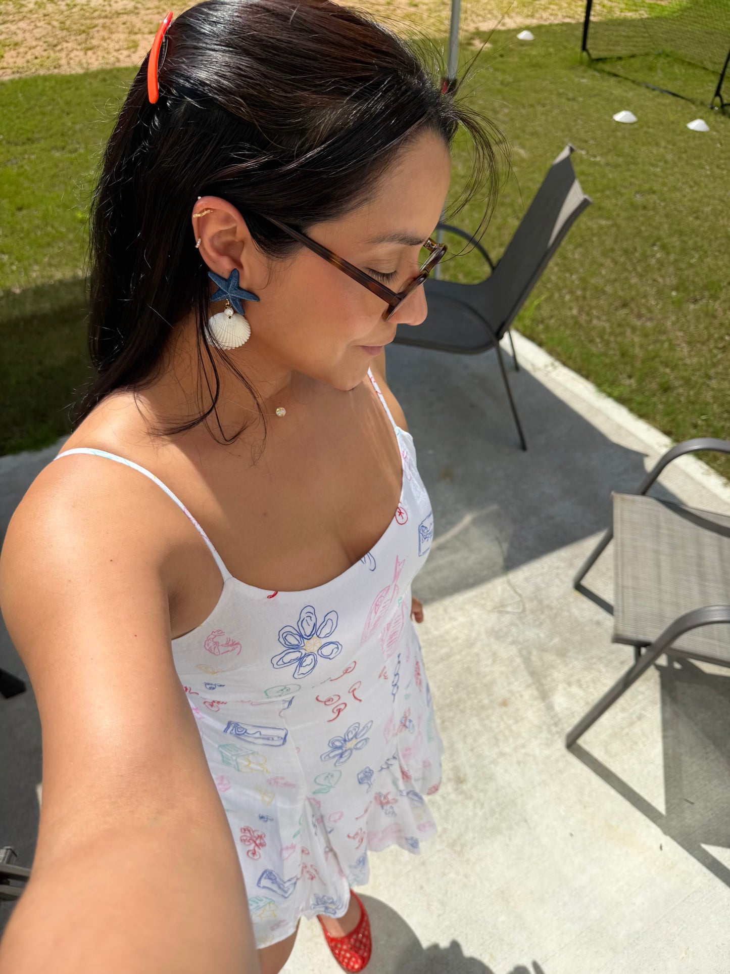 BLUE WATER EARRING