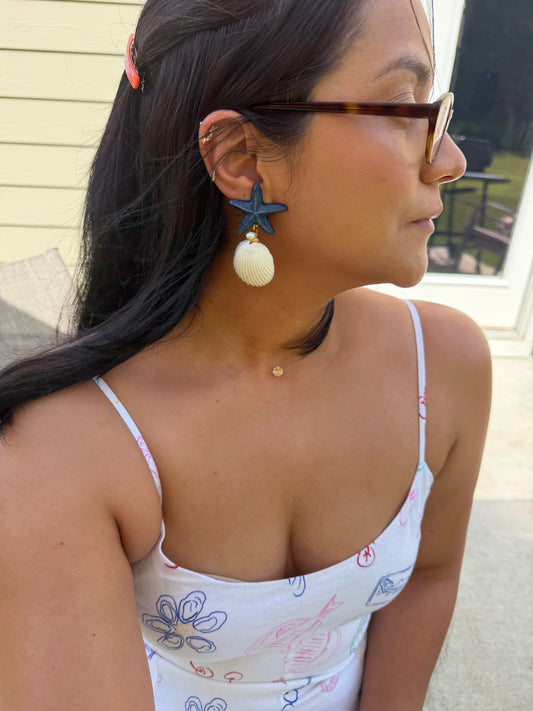 BLUE WATER EARRING
