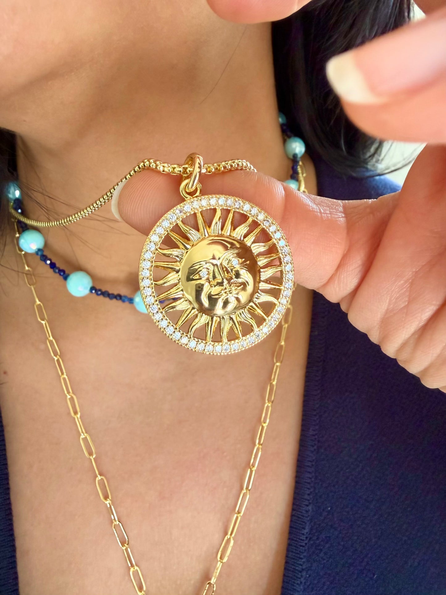 GOLDEN SUN NECKLACE