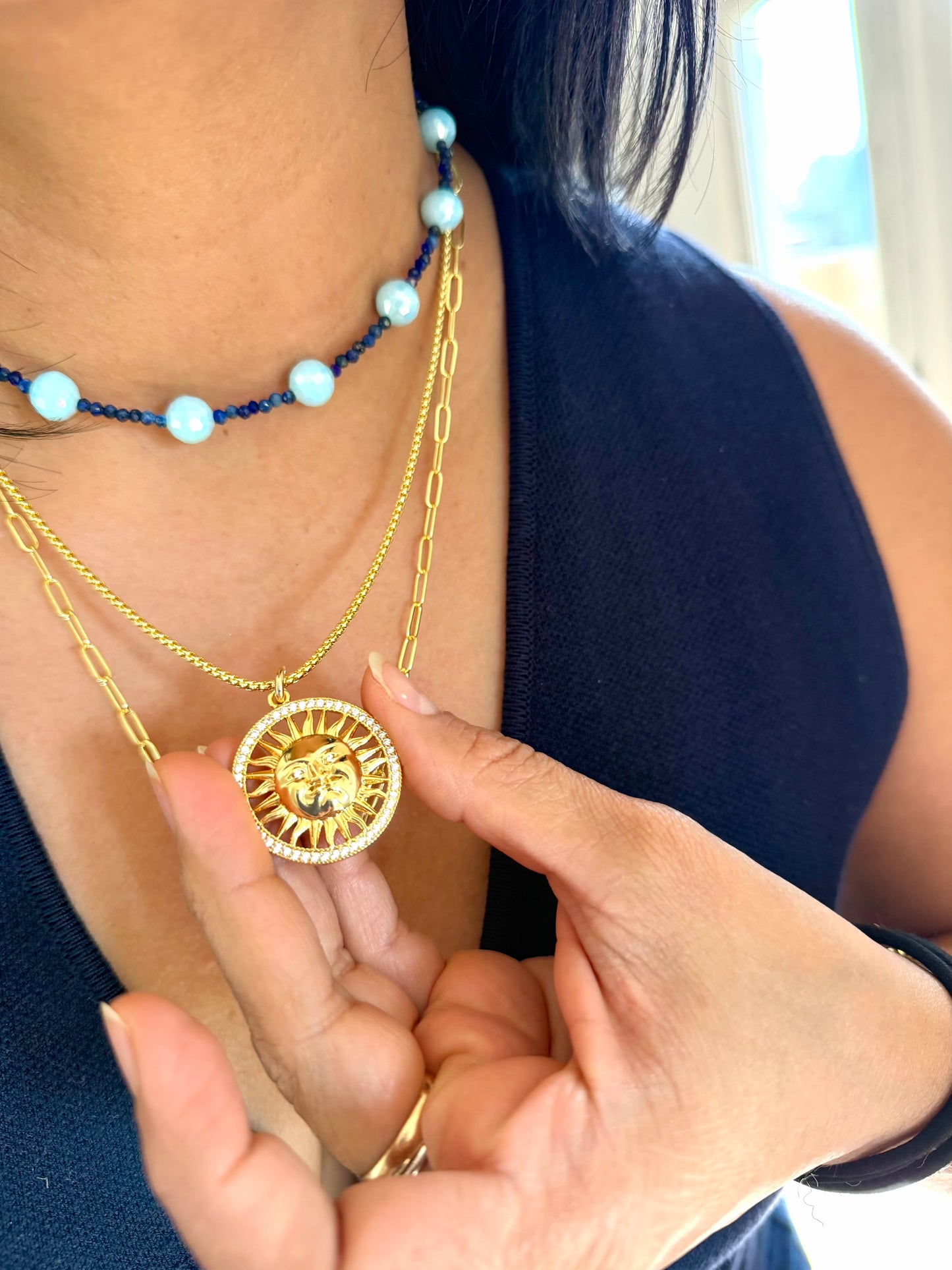 GOLDEN SUN NECKLACE