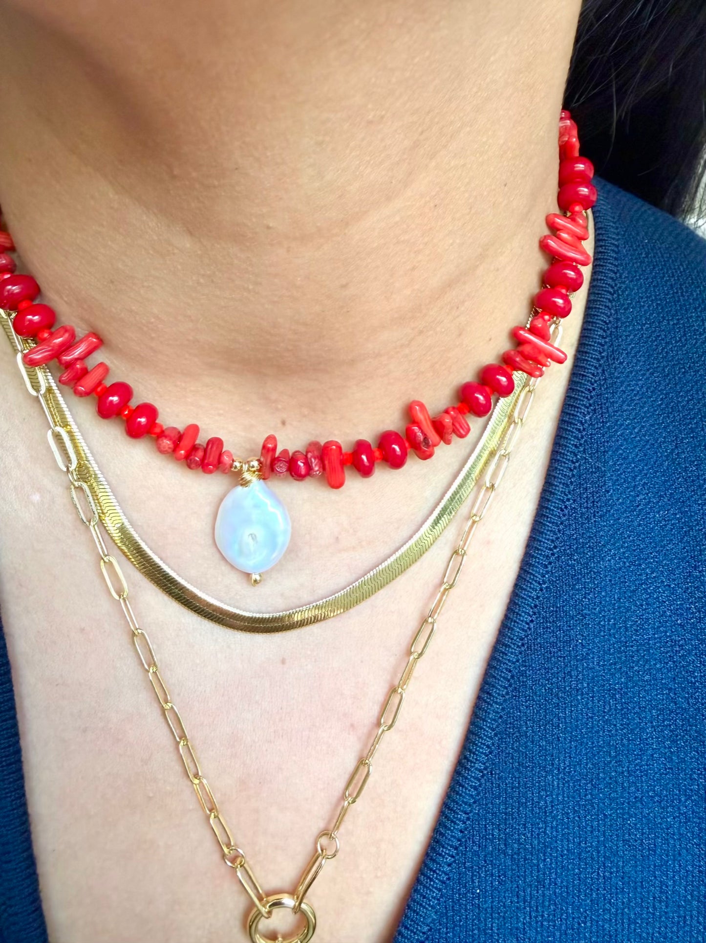 RED CORAL NECKLACE