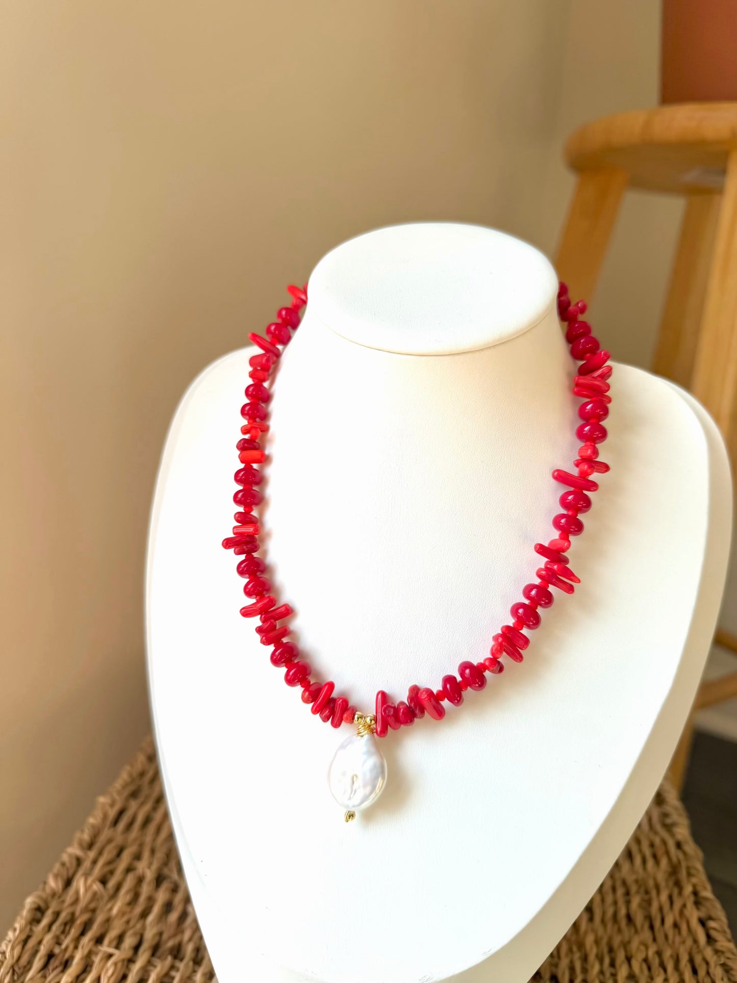 RED CORAL NECKLACE