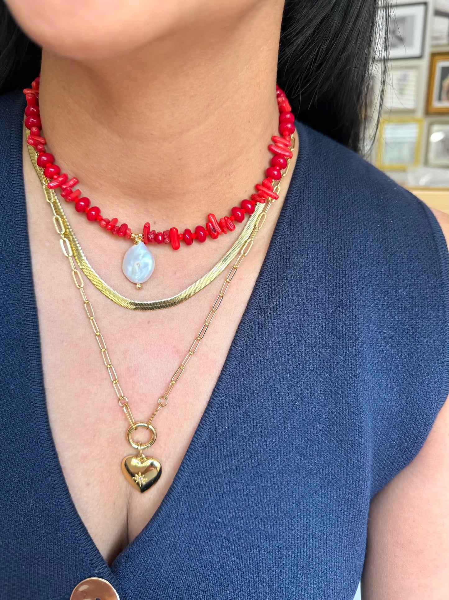 RED CORAL NECKLACE