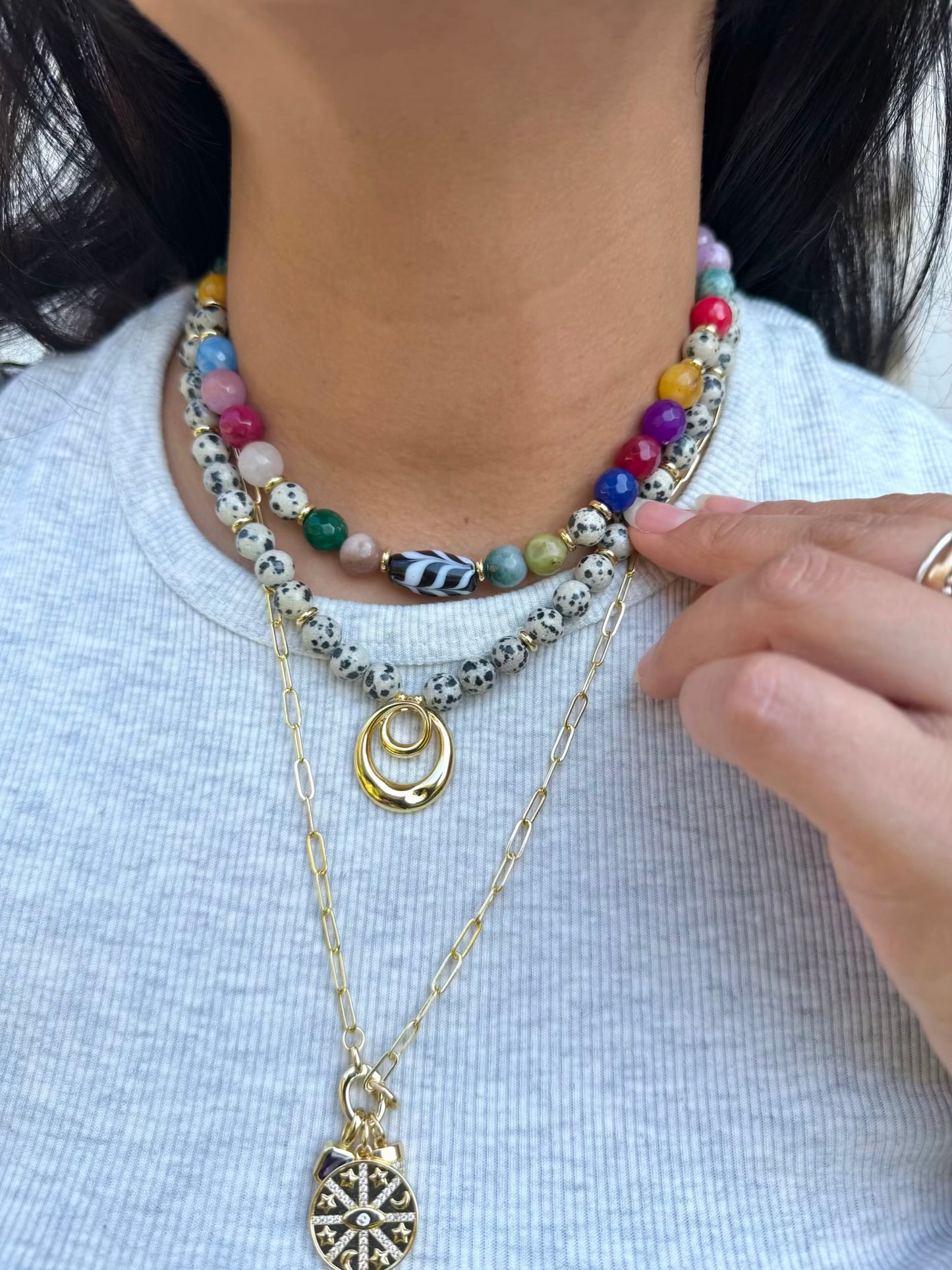 JADE COLOR NECKLACE