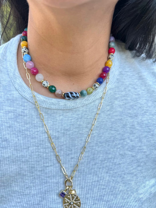 JADE COLOR NECKLACE
