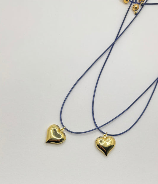 BLUE CORD NECKLACE
