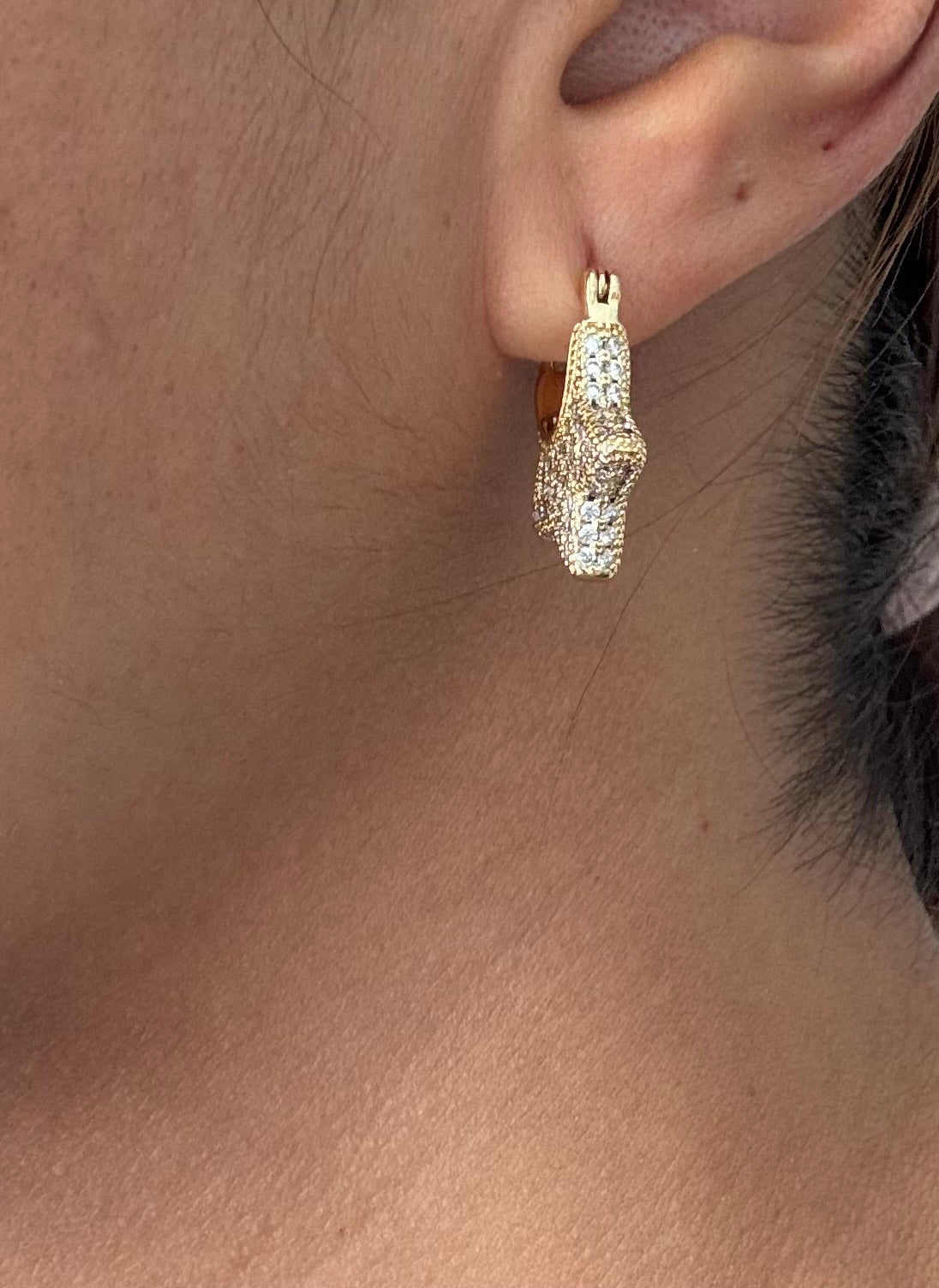 STAR ZIRCONIA EARRING