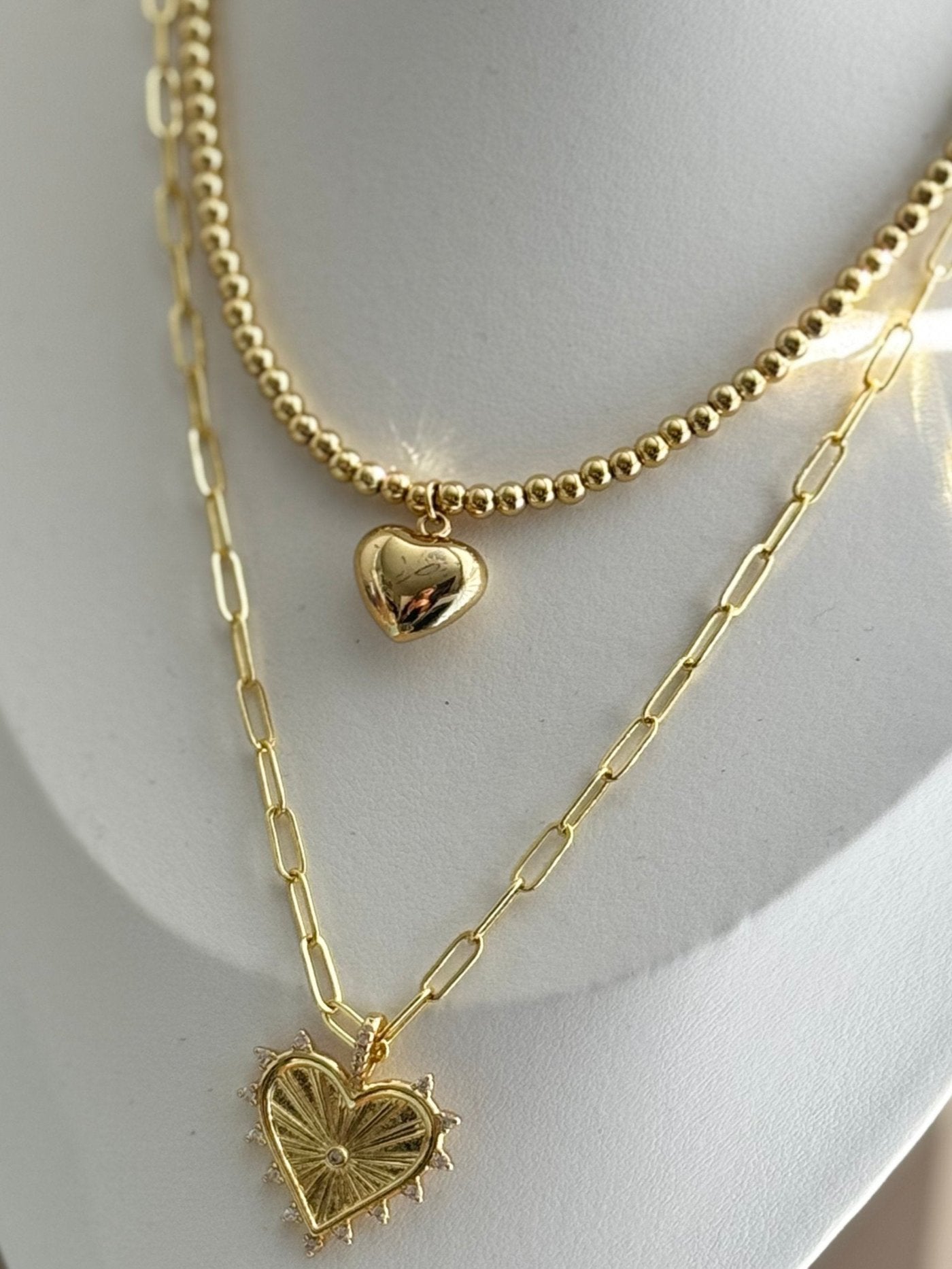 LARGE HEART NECKLACE