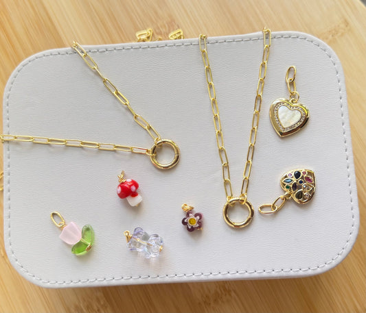 SPRING HEARTS NECKLACE
