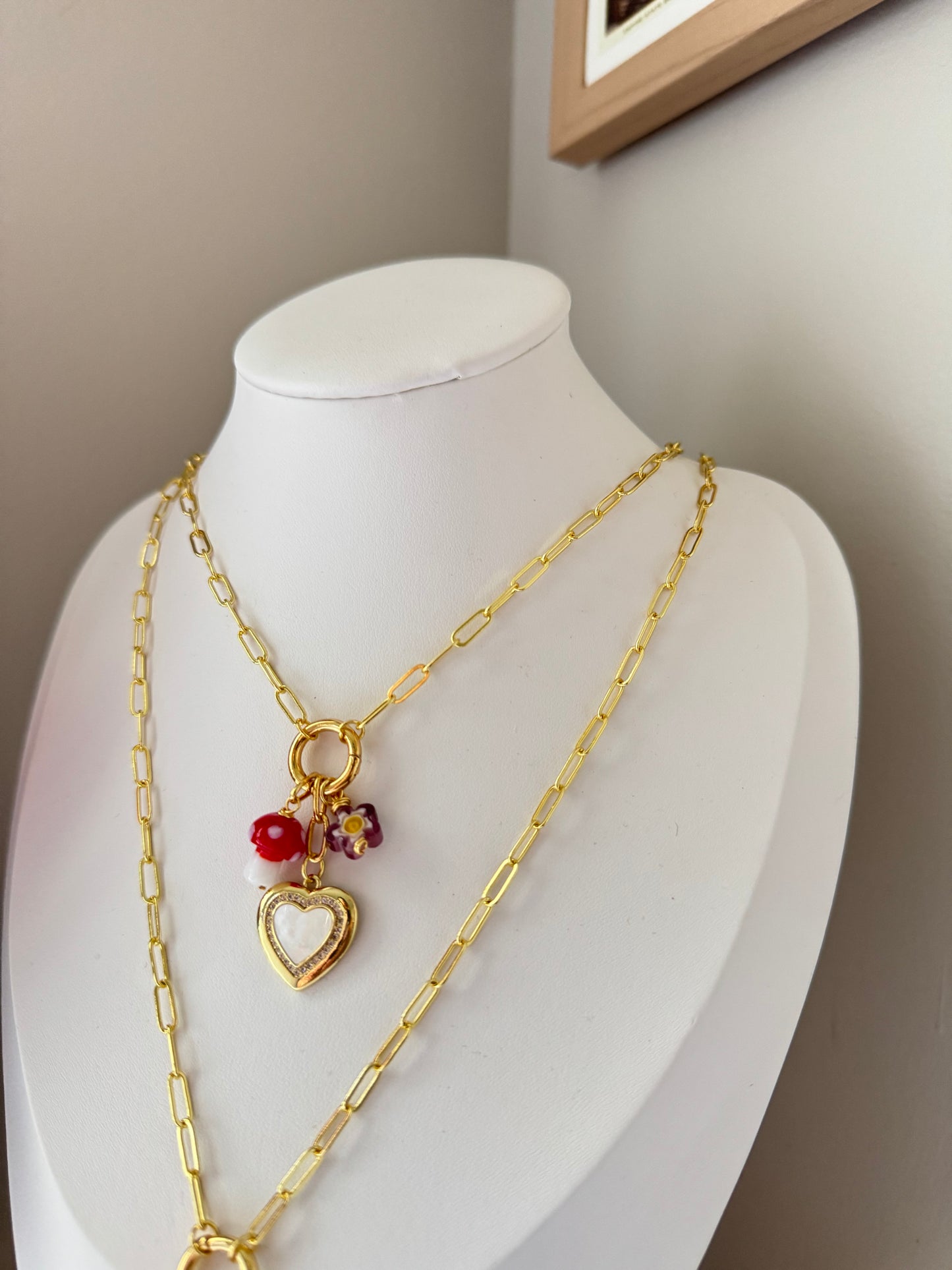 SPRING HEARTS NECKLACE