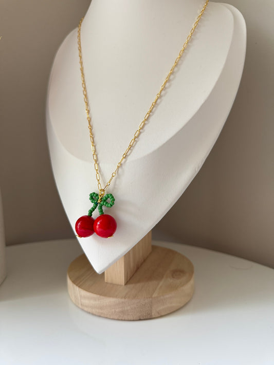 BIG CHERRY NECKLACE