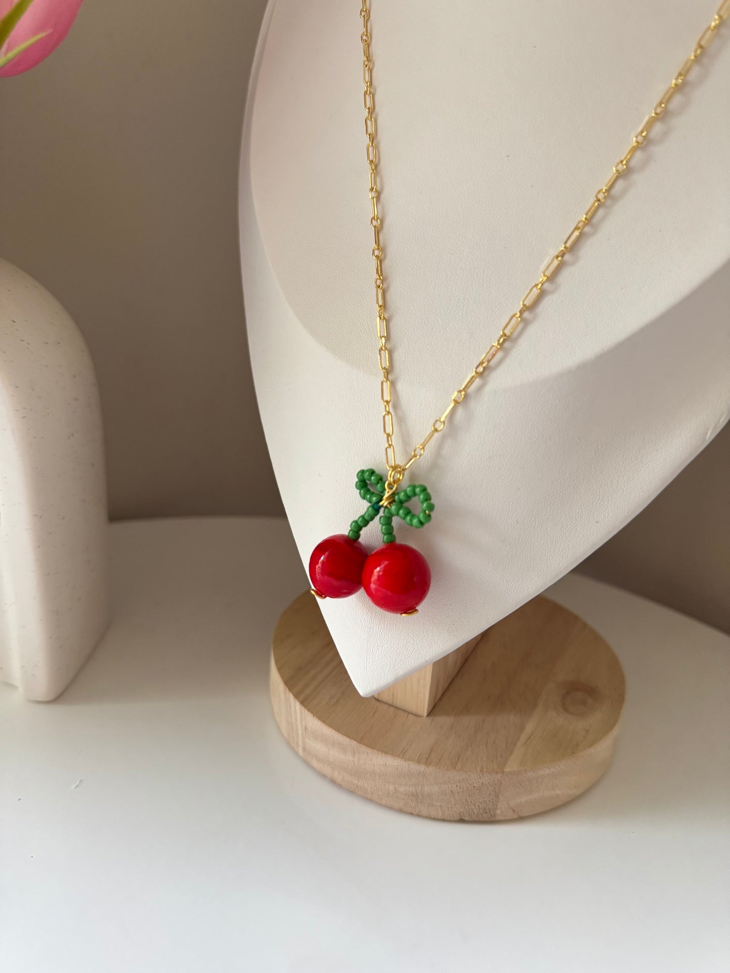 BIG CHERRY NECKLACE