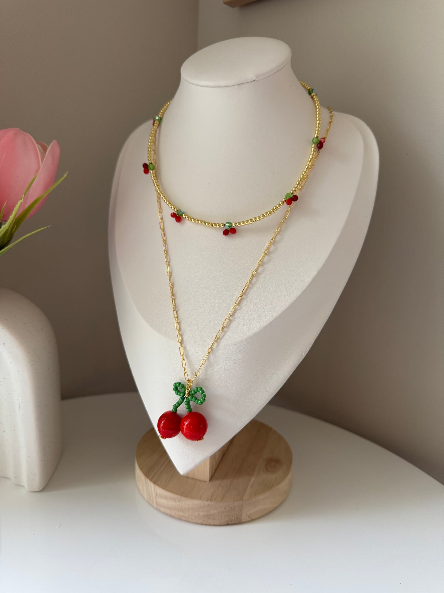 BIG CHERRY NECKLACE