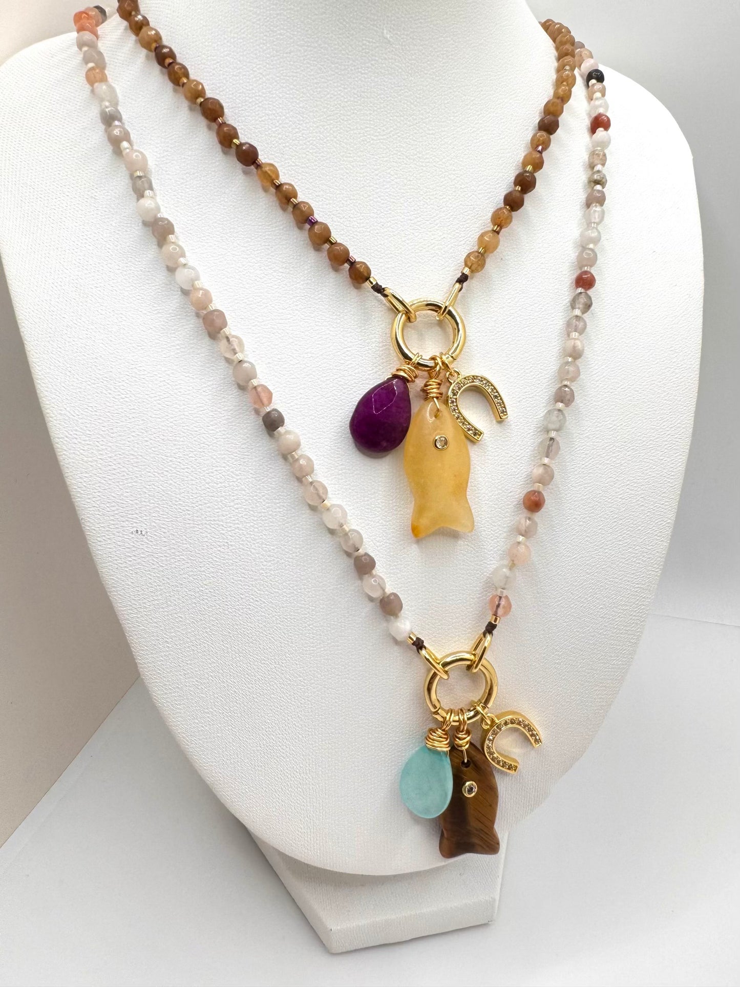 NECKLACE AGATHA FISH