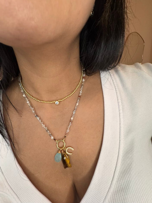 NECKLACE AGATHA FISH