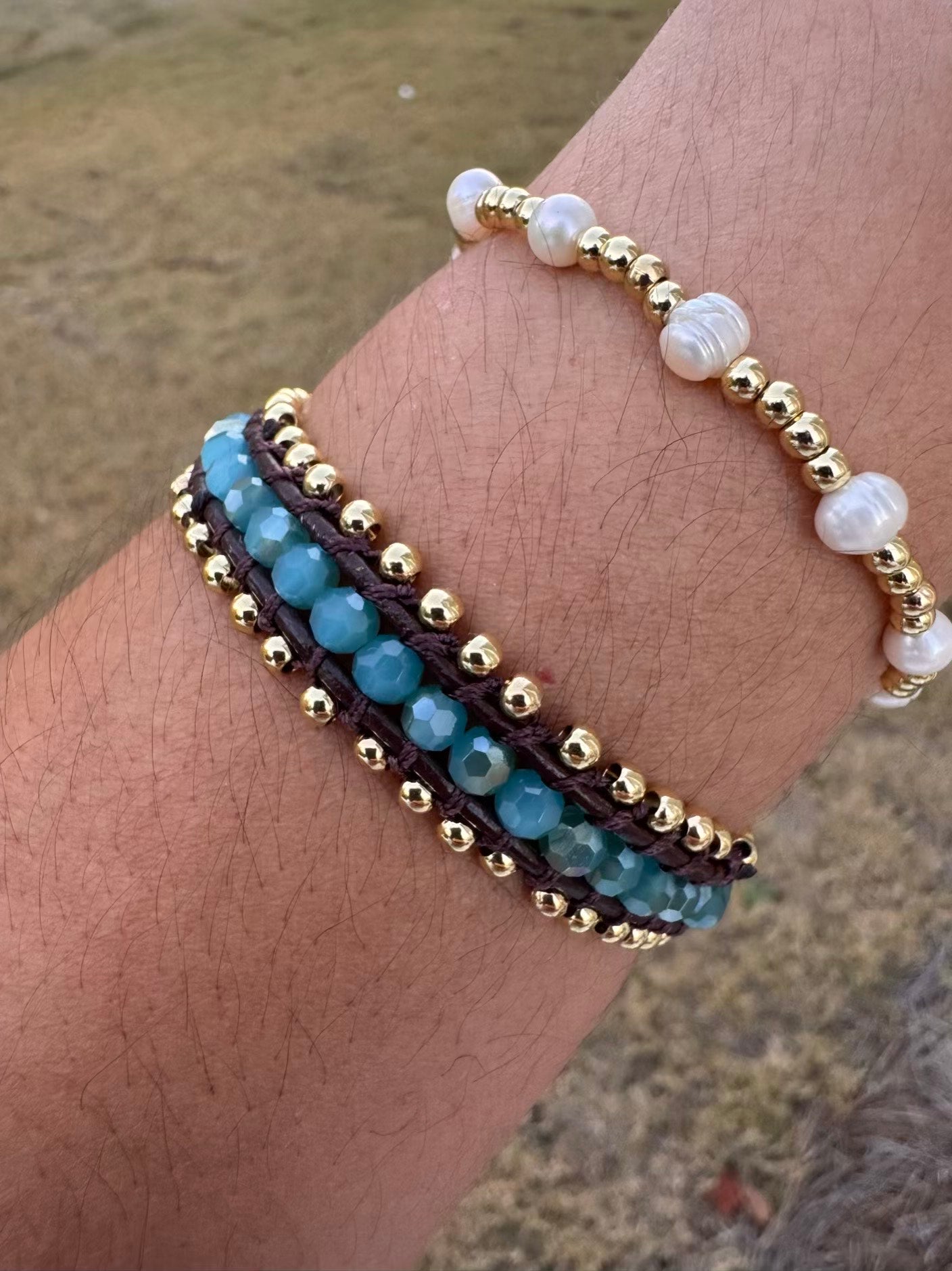 BRACELET BLUE CRYSTAL